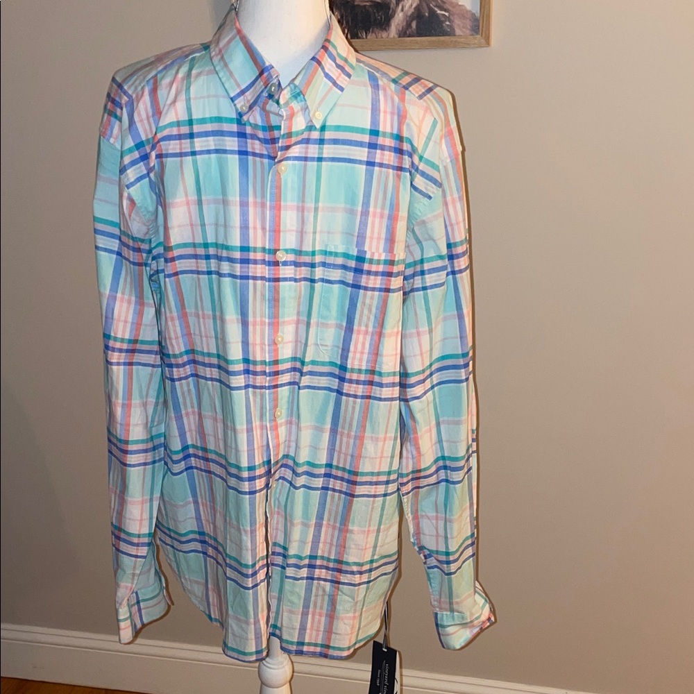 Vineyard Vines Multicolor Plaid Button Down Shirt - Picture 6 of 8